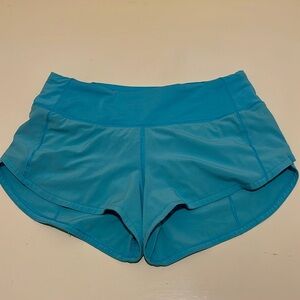 lululemon speed up low rise lined shorts 2.5”